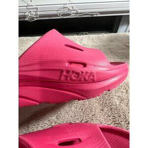 Hoka One One Ora Recovery Slide 2 Womens Sandals Bright Pink Size 9 Lightweight